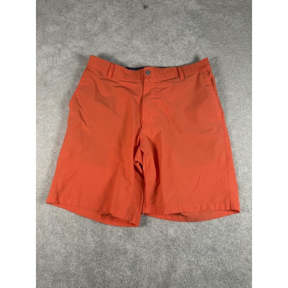 Southern Tide T3 Tide to Trail Mens Performance Shorts Orange Size Large Stretch